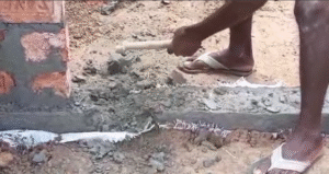 ডলু গ্রিনফিল্ডে চা শ্রমিকদের পুনর্বাসন প্রকল্পে নিম্নমানের কাজ, চা শ্রমিকদের প্রতিবাদ।