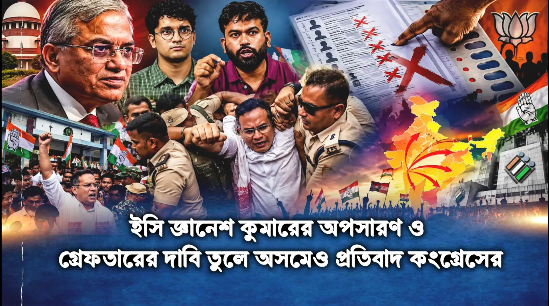 congress-protest-ec-gyanesh-kumar-resignation-gaurav-gogoi-detained